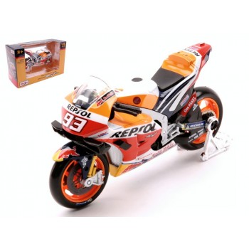Machetă moto Maisto [1:18] - Honda RC213V Repsol MotoGP 2021 Nr. 93 - Marc Marquez